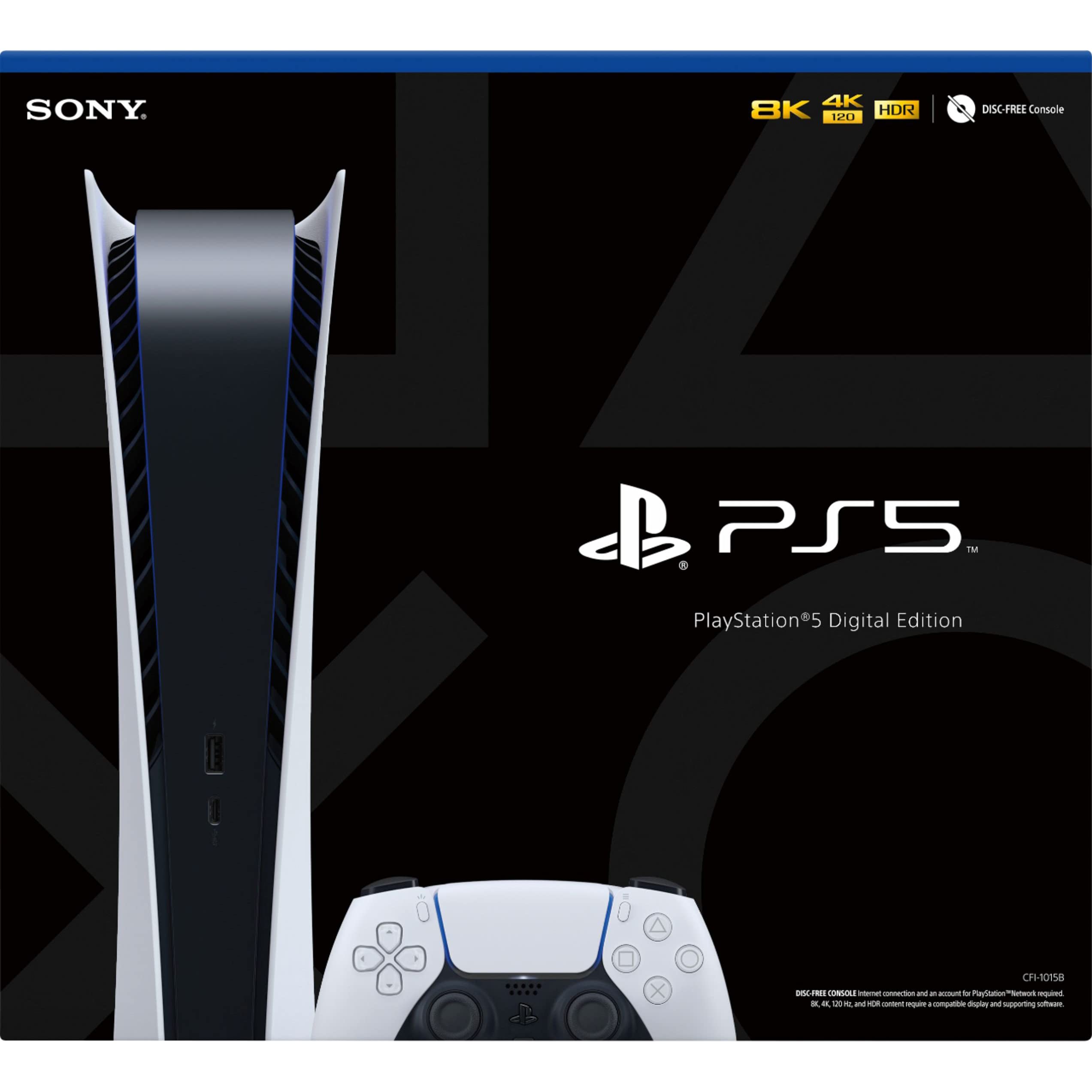 PLAYSTATION 5 - PS5 4K 1 TB DIGITAL EDITION C/COMANDO