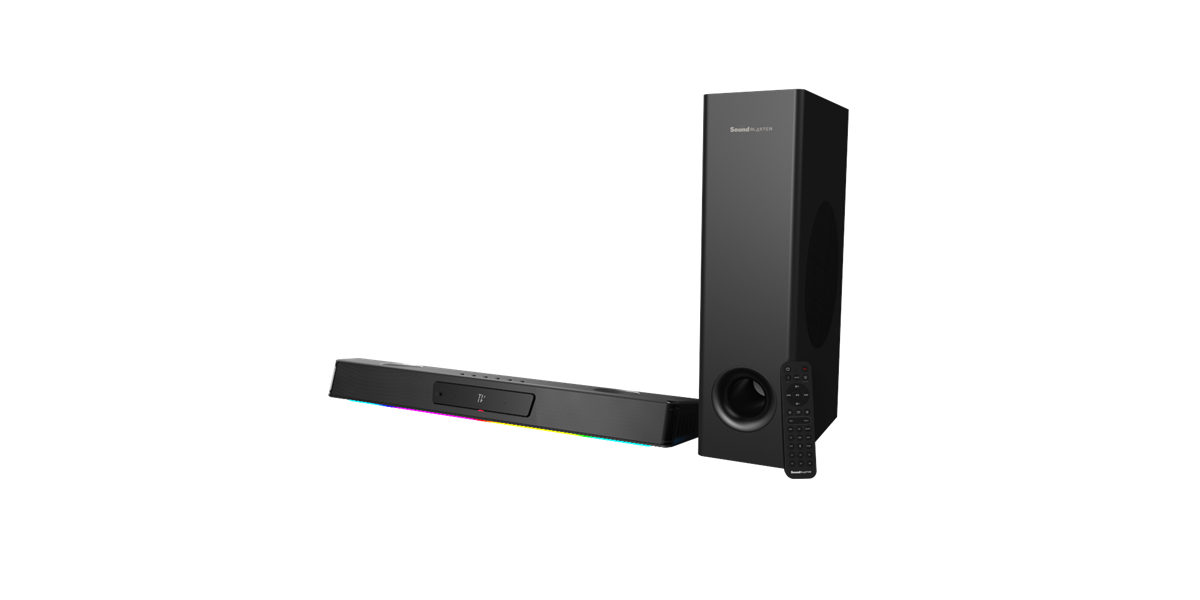 BARRA SOM CREATIVE SOUND BLASTER KATANA V2X PRETO