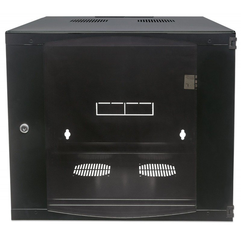 ARMARIO 12U 570X450 INT 19" AÇO PRETO