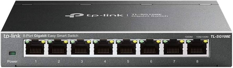 SWITCH 8 TP-LINK 10/100/1000 EASY SMART
